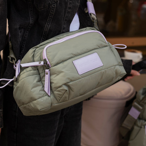 Pram Organiser Cross-Body Bag (Olive)