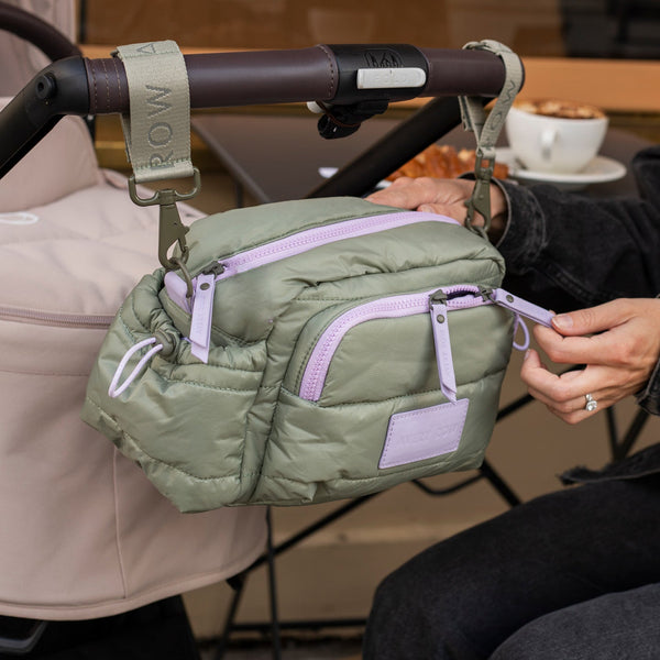 Pram Organiser Cross-Body Bag (Olive)