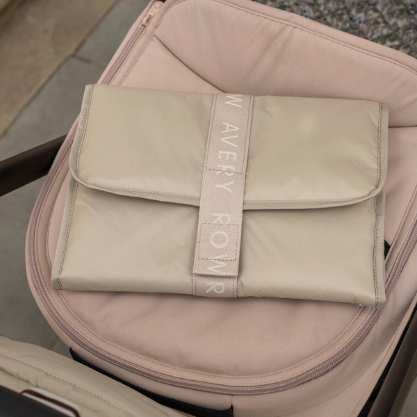 Recycled Travel Baby Changing Mat (Oyster)