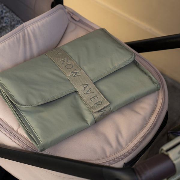 Recycled Travel Baby Changing Mat (Olive)