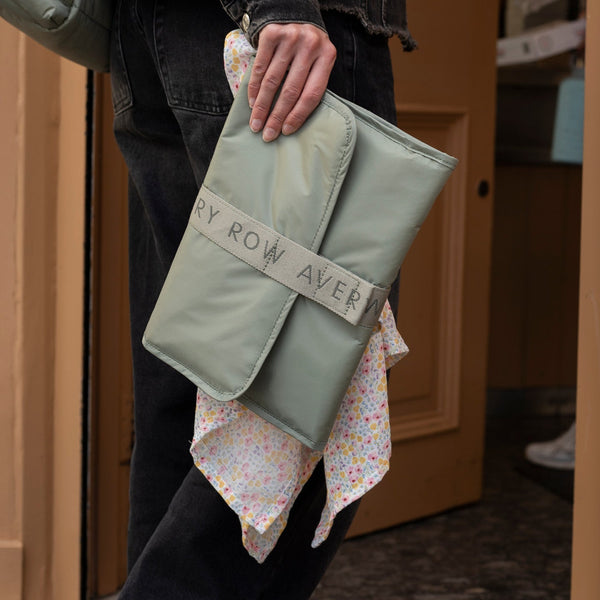 Recycled Travel Baby Changing Mat (Olive)