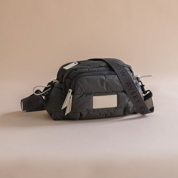 Pram Organiser Cross-Body Bag (Soft Black)