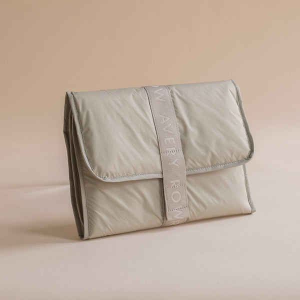 Recycled Travel Baby Changing Mat (Oyster)