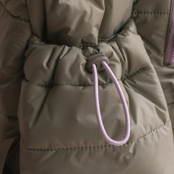 Baby Changing Backpack with Stroller Clips, Mat + Pouch (Olive)