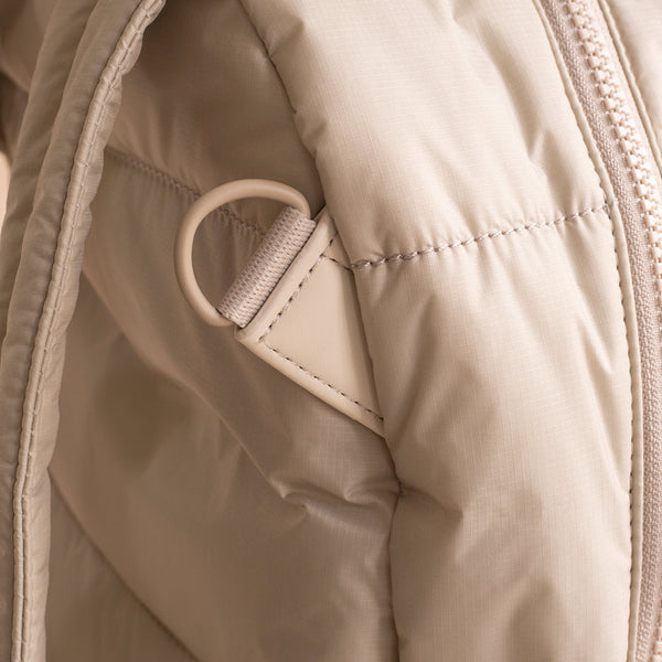 Baby Changing Backpack with Stroller Clips, Mat + Pouch (Oyster)