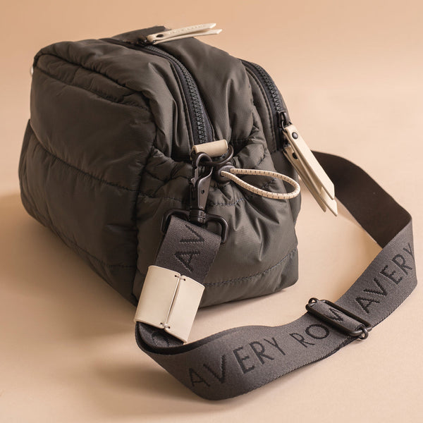 Pram Organiser Cross-Body Bag (Soft Black)