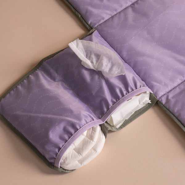Recycled Travel Baby Changing Mat (Olive)