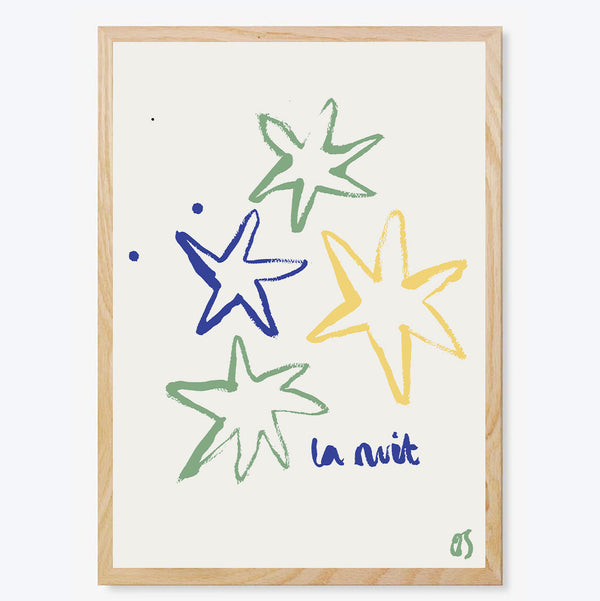 La Nuit in Colour Art Print