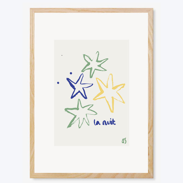 La Nuit in Colour Art Print