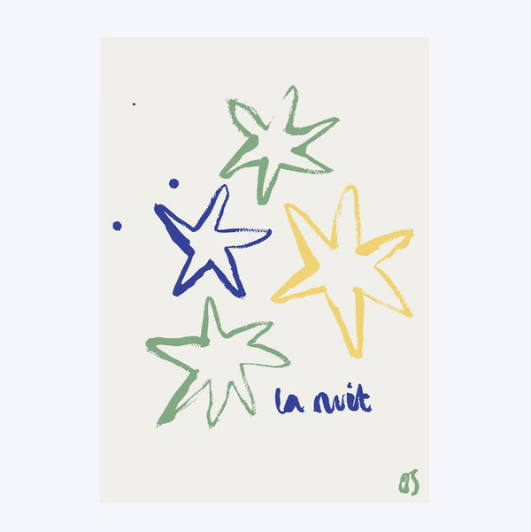 La Nuit in Colour Art Print