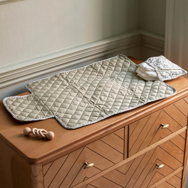 Cotton Travel Baby Changing Mat (Riverbank)