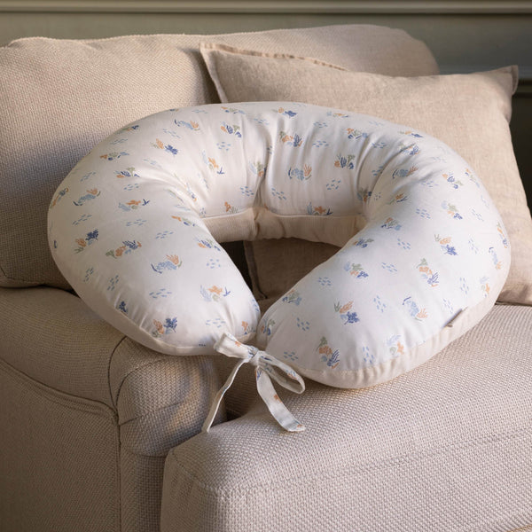 Organic Cotton Nursing Pillow (Coastline)