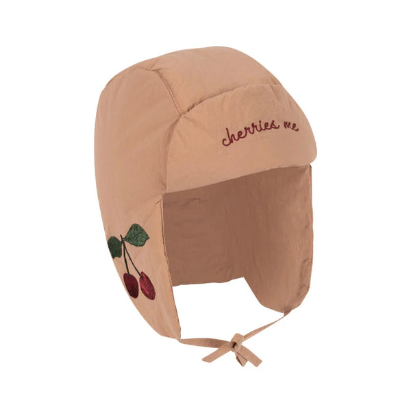 Juno Cherry Embroidered Quilted Hat (Tuscany)