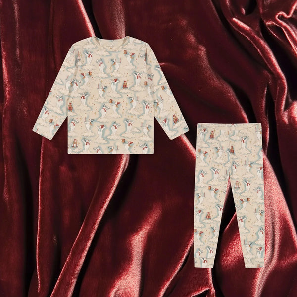 Snow Cotton Top and Leggings Pyjama Set