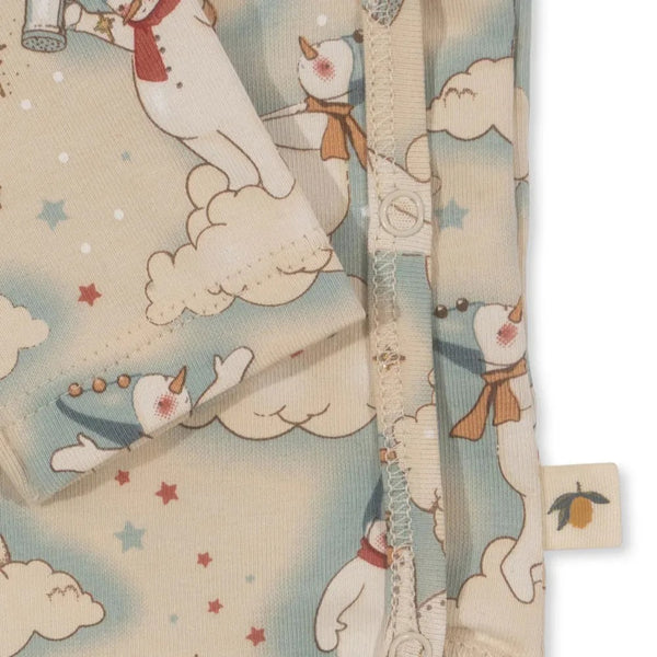 Snow Baby Wrap Romper and Leggings Set