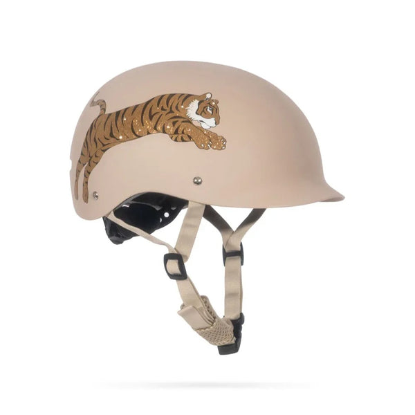 Tiger Print Bicycle Helmet