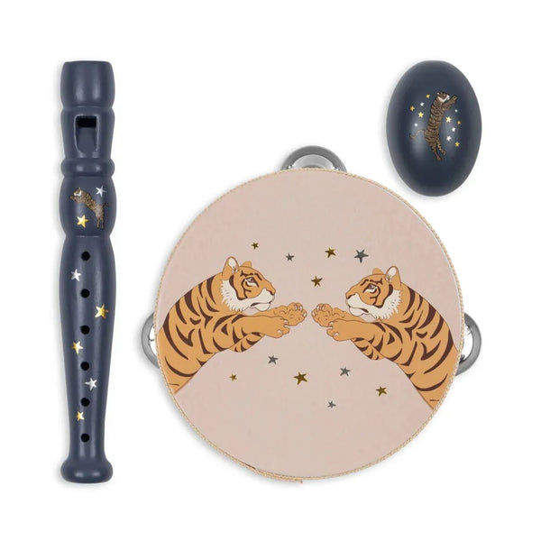 Tiger Print 3 Piece Music Set in a Bag