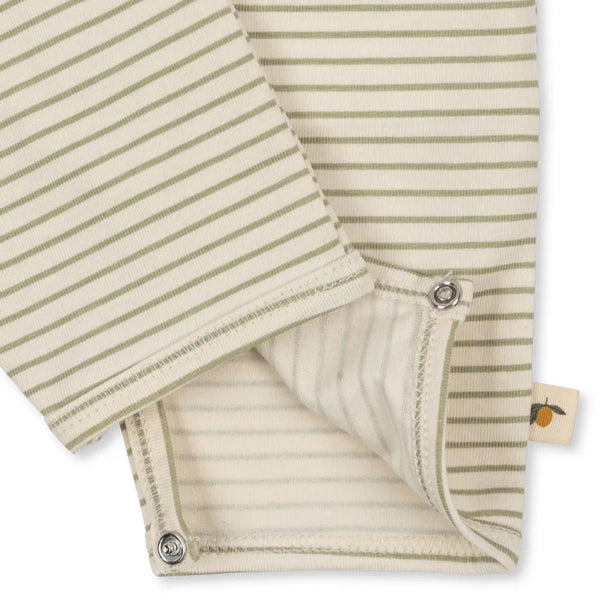 Basic Cotton Onesie (Tea Stripe)