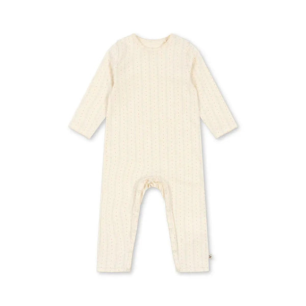 Basic Cotton Dot Flower Onesie Romper (Fete De Fleur)