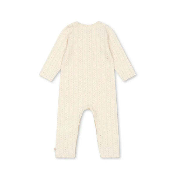 Basic Cotton Dot Flower Onesie Romper (Fete De Fleur)
