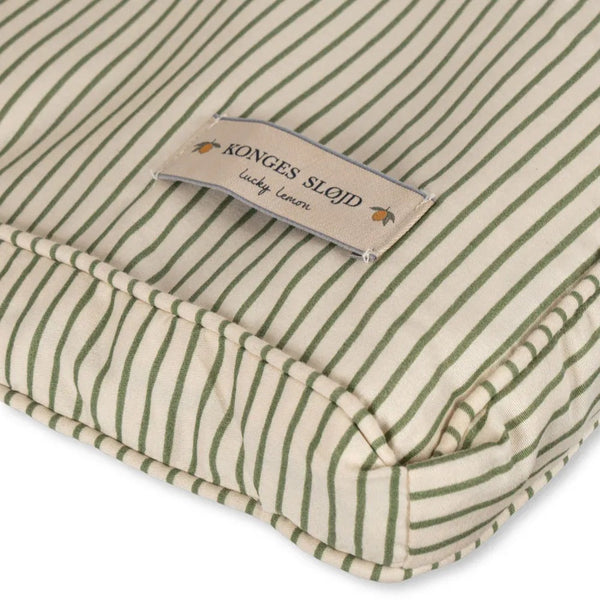 Cot Bed Bumper (Tea Stripe)