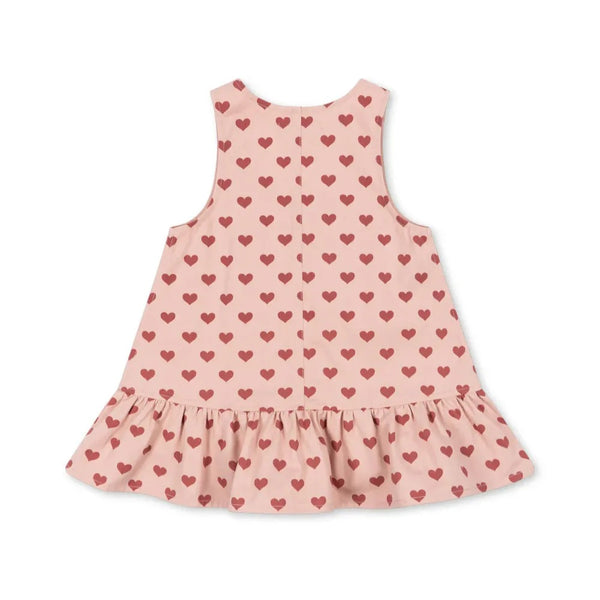 Fen Heart Print Dress (Amour Rouge)