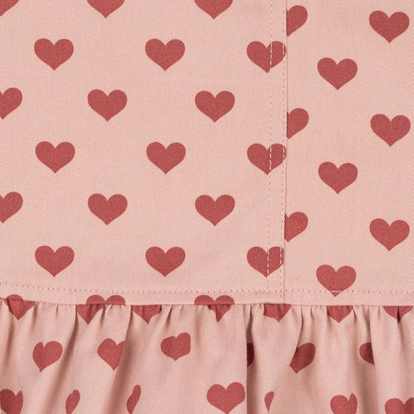 Fen Heart Print Dress (Amour Rouge)