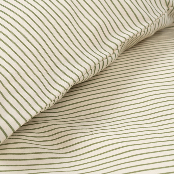 Strands Havet Baby Cot Bed Duvet & Pillow Bed Set (Tea Stripe)