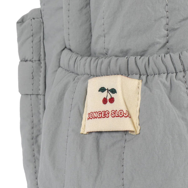 Juno Embroidered Swan Quilted Backpack (Sleet)