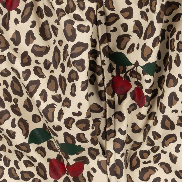 Palme Leopard Cherry Rainy Day Jacket and Trouser Set (Leo Cerise)