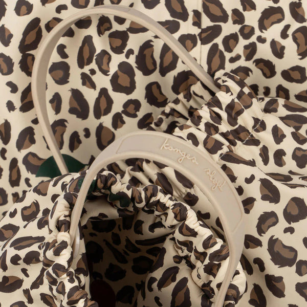 Palme Leopard Cherry Rainy Day Jacket and Trouser Set (Leo Cerise)