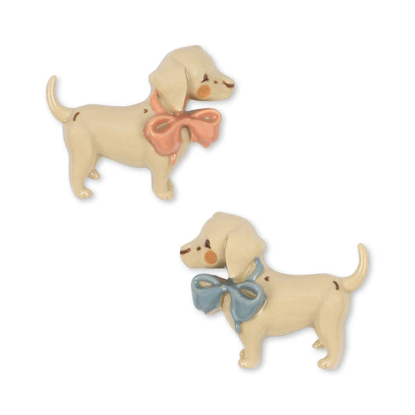 Puppy 2 Pack Hair Clips (Creme Brulee)
