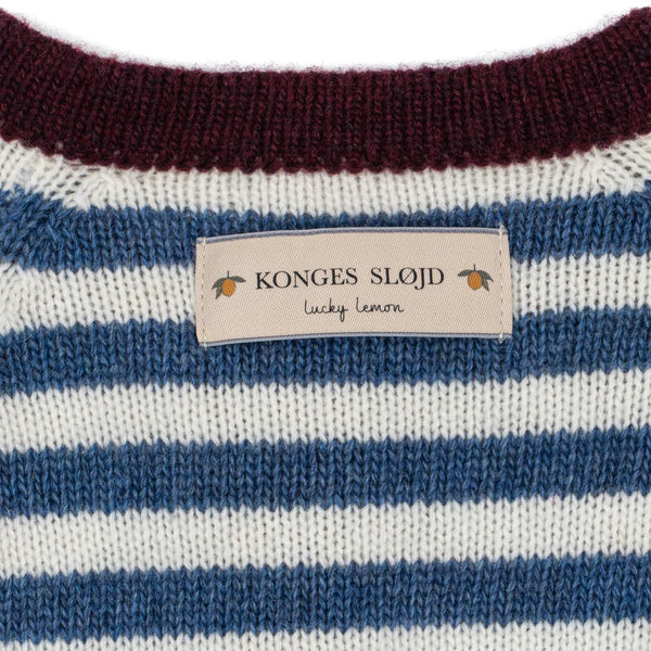 Belou Autumn Stripe Wool Blend Cardigan