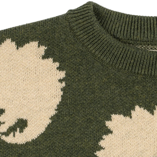 Lapis Dino Print Wool Mix Knitted Jumper