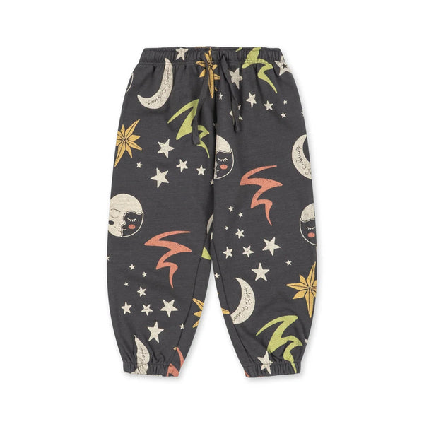 Loupy Luna Lightning Print Cotton Sweatpants