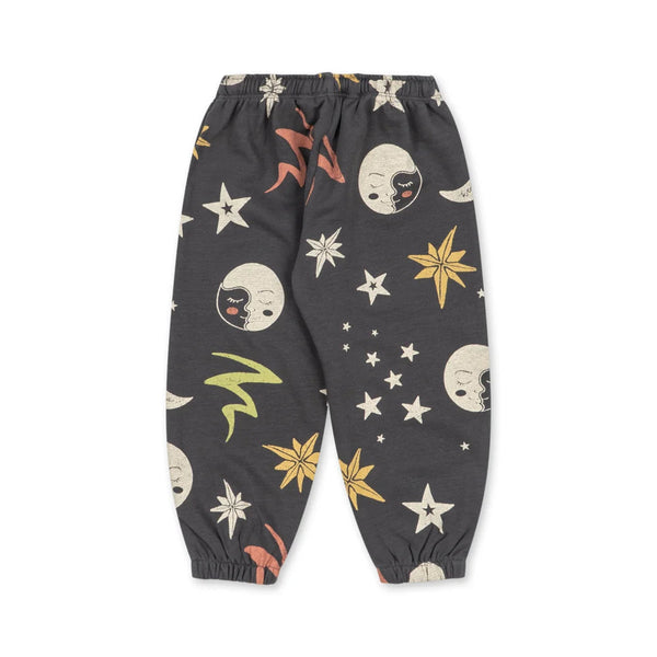 Loupy Luna Lightning Print Cotton Sweatpants