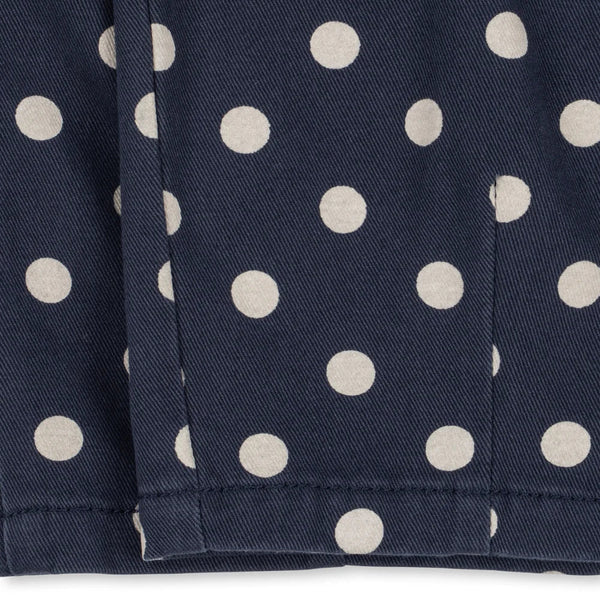 Nola Polkadot Classic Denim Dungarees (Dot Nuit)