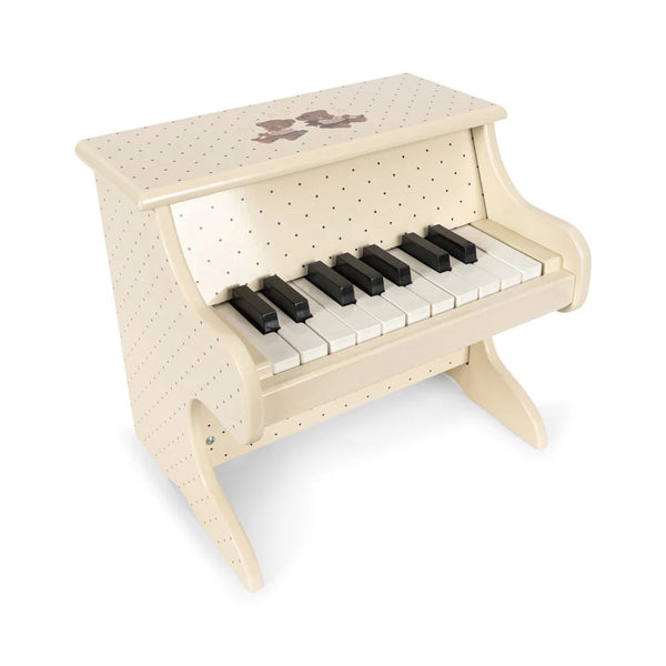 Teddy Bear Print Wooden Toy Piano