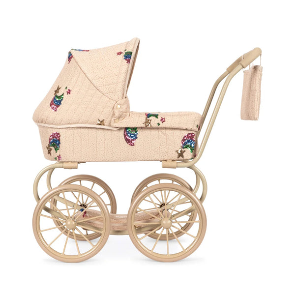 Minnie Glittery Rainbow Tulle Star Vintage Traditional Dolls Pram
