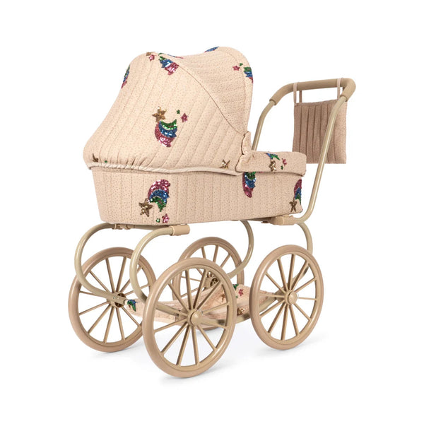 Minnie Glittery Rainbow Tulle Star Vintage Traditional Dolls Pram
