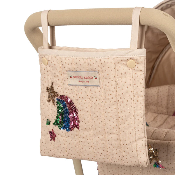 Minnie Glittery Rainbow Tulle Star Vintage Traditional Dolls Pram
