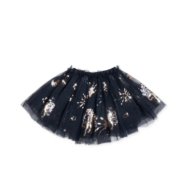 Yvonne Sequin Dreamy Print Tulle Tutu Skirt (Sognante)