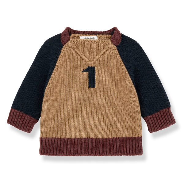 Patrick 'Number One' Merino Wool Knit Jumper (Castagna)