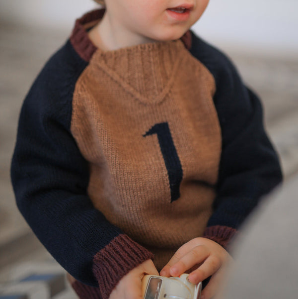 Patrick 'Number One' Merino Wool Knit Jumper (Castagna)