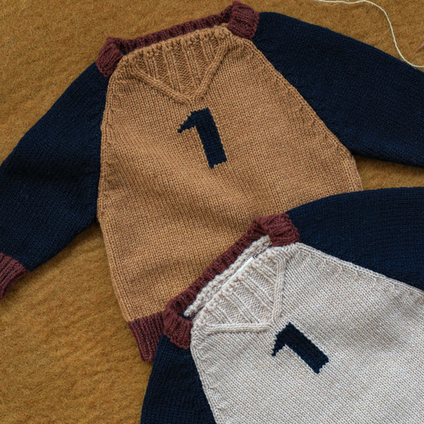 Patrick 'Number One' Merino Wool Knit Jumper (Castagna)