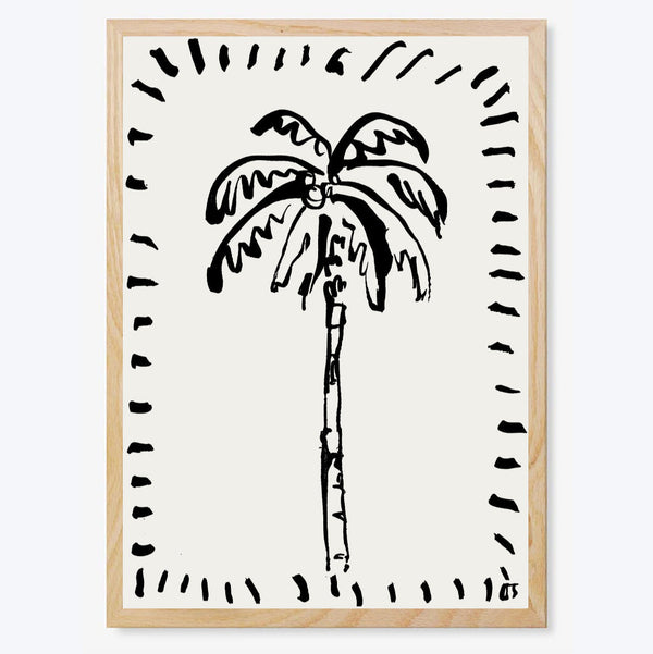 The Coconut Palm Art Print