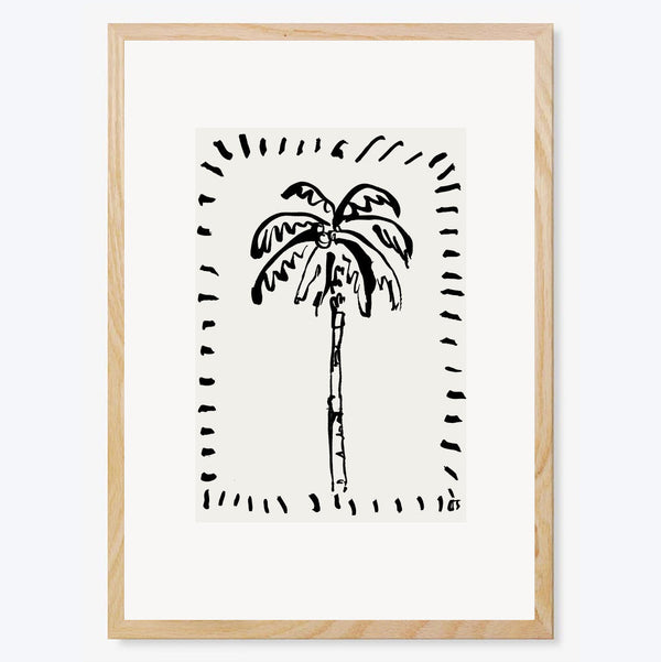 The Coconut Palm Art Print