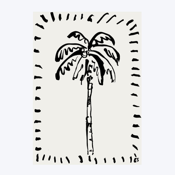 The Coconut Palm Art Print
