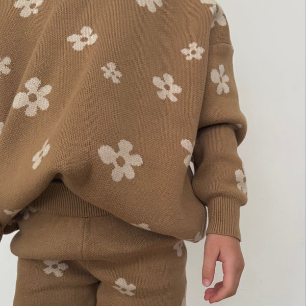 Quinn Bloom Cotton Knit Jumper