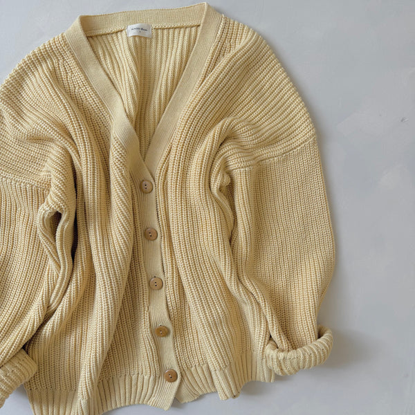 Mama Butter Avery Chunky Knit Oversize Cardigan